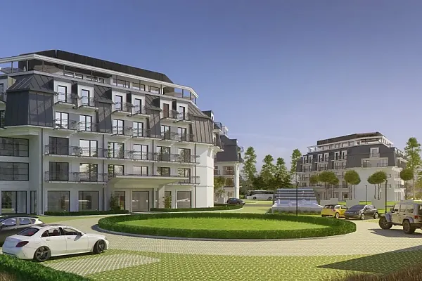 Das Bild zeigt das 4 Sterne Hotel Platino Mare in Swinemünde.